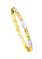 Charmantes Armband in Bicolor 