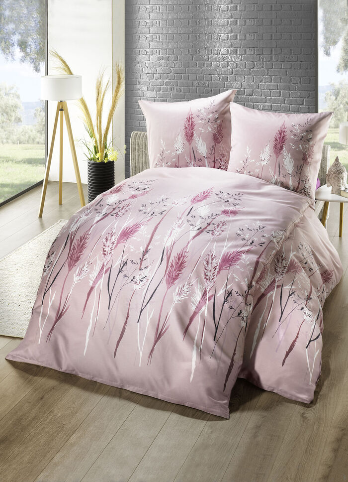 Stilvolle Bettw&auml;sche-Garnitur mit Rei&szlig;verschluss ROSA