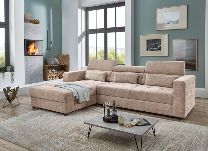 Polsterecke mit Bettfunktion 