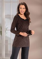 Shirt mit raffiniertem Halsausschnitt 