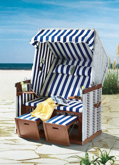 Maritimer Strandkorb 
