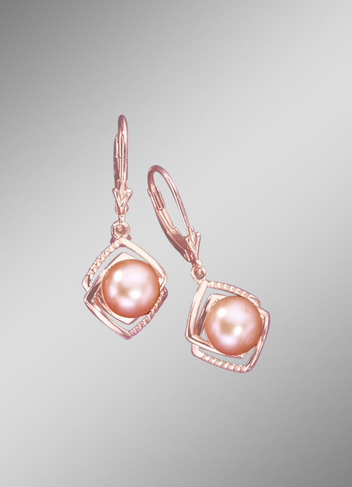 Ohrringe mit S&uuml;&szlig;wasser-Zuchtperle 