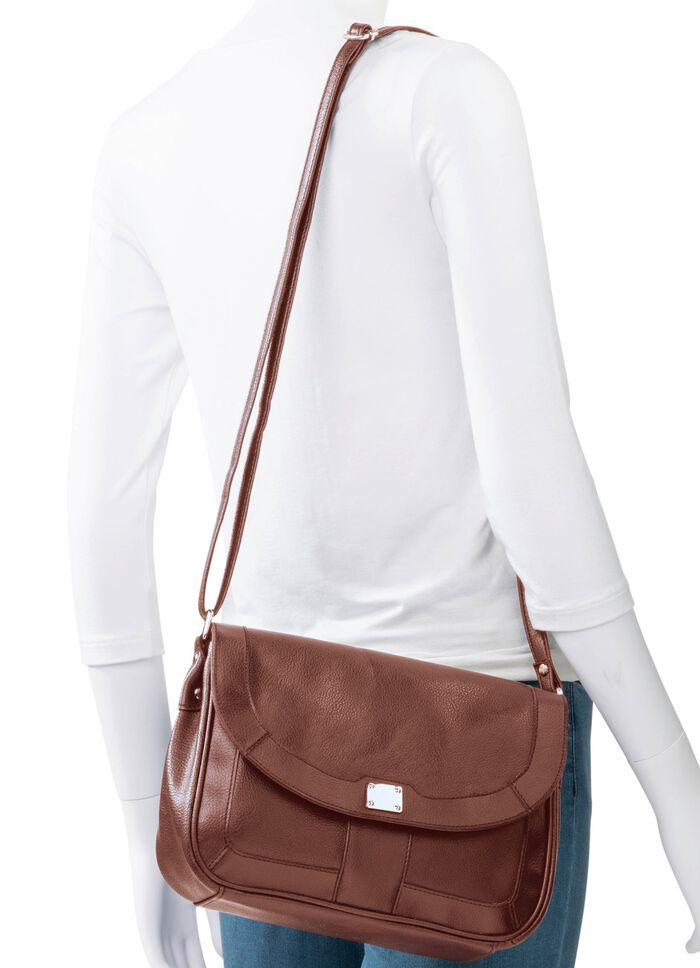 Laurina, Tasche, Damen, mit verstellbarem Umh&auml;ngeriemen MARONE