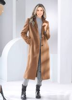 Mantel mit Knopfleiste CAMEL