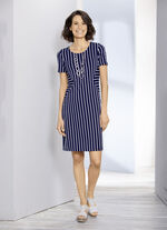 Kleid in angesagter Streifenoptik 