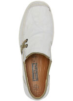 ELENA EDEN Slipper mit Knitterstruktur EISGRAU