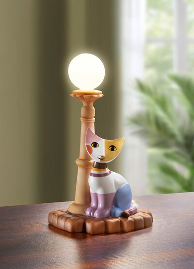 Katze an Laterne aus der Rosina-Wachtmeister-Kollektion 