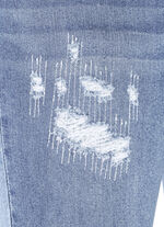 Jeans mit aufwendig gearbeiteten Destroyed-Effekten HELLBLAU