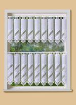 Kleinfenster-Store mit Macram&eacute;-Abschluss 