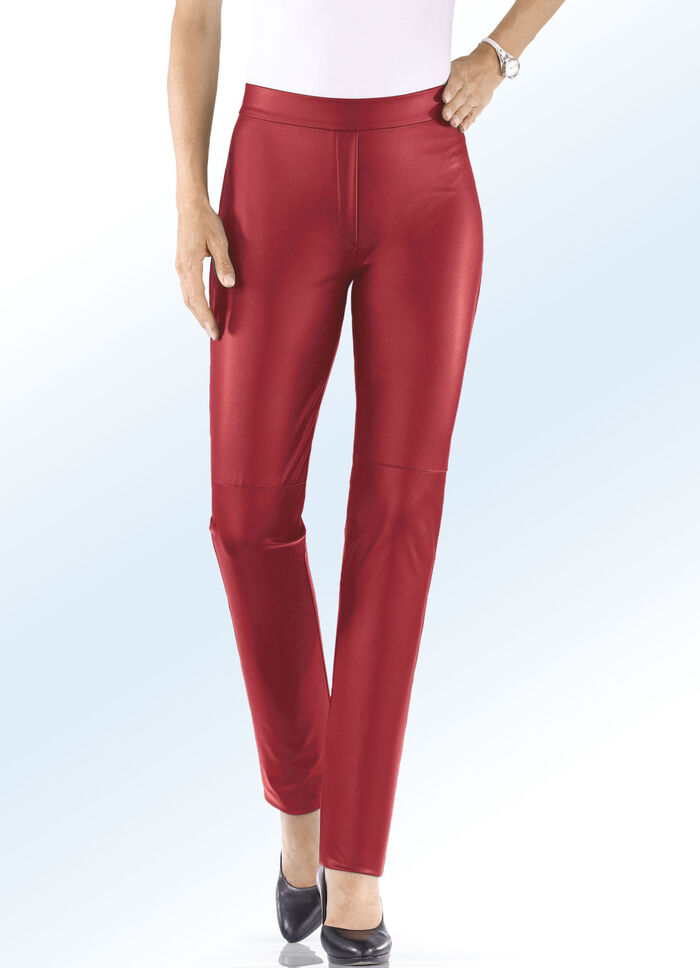 Hose aus softem Nappaleder-Imitat KORALLE