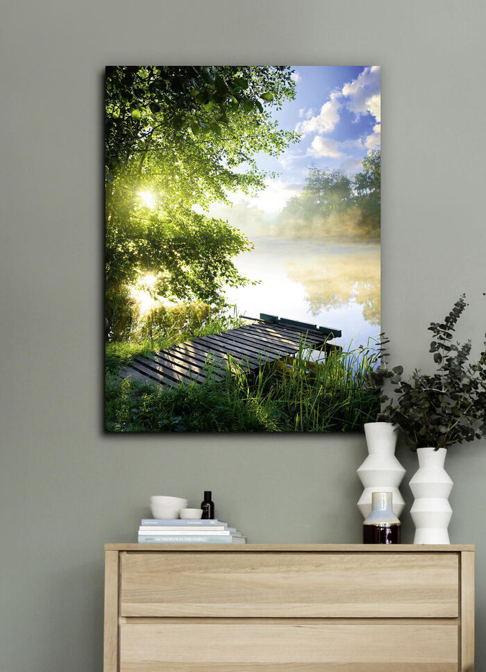 Glasbild mit Digitaldruck 