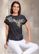 Tunika mit funkelnder Strasssteinzier 