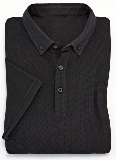 Poloshirt in Struktur-Qualität 
