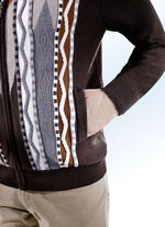 Jacke mit durchgehendem Rei&szlig;verschluss 