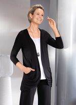 Shirtjacke in verschlussloser Form 