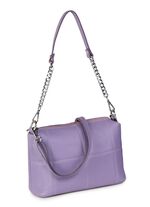 Laurina Tasche aus genarbtem Kalb-Nappaleder FLIEDER