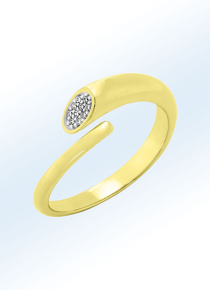 Damenring mit Brillanten 