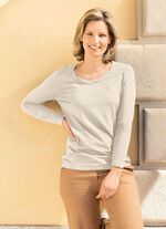 Shirt mit charmanter Verarbeitung in 2 Farben SAND