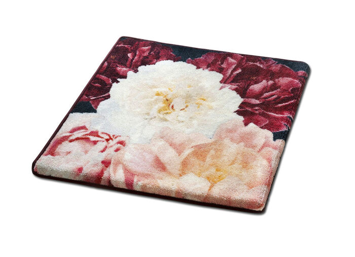 Badgarnitur mit Pfingstrosen Motiv 