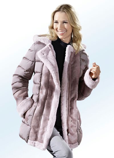 Jacke in herrlichem Materialmix 