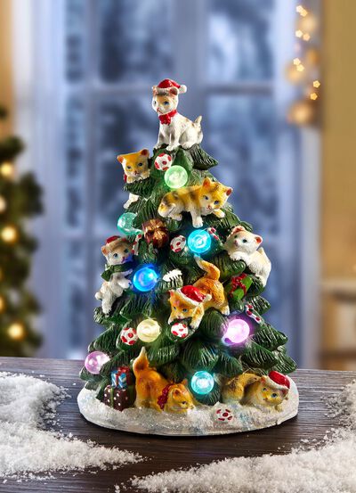 Batteriebetriebener LED-Weihnachtsbaum 