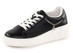 ELENA EDEN, stylische Damen-Sneaker, Weite G, herausnehmbares Fu&szlig;bett SCHWARZ