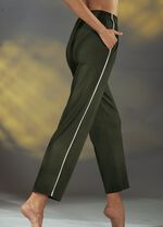 Hose f&uuml;r Sport und Freizeit   DUNKELGR&Uuml;N