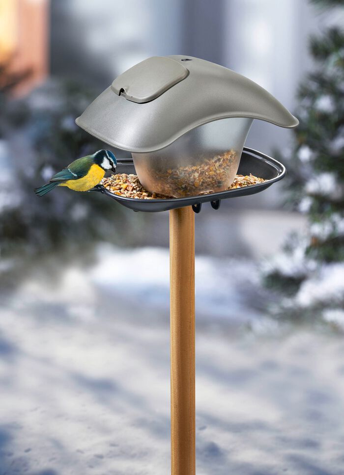 Futterhaus Square aus wetterfestem Kunststoff 