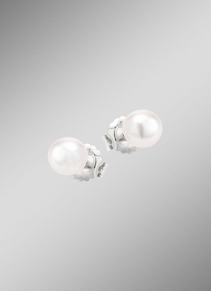 Ohrstecker mit S&uuml;&szlig;wasser-Zuchtperlen 