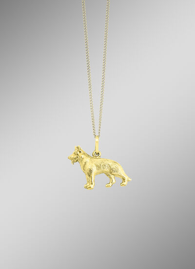 Für Hundeliebhaber: Interessanter Anhänger aus Gold  Für Hundeliebhaber: Interessanter Anhänger aus Gold