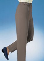 Hose in Schlupfform in 29 Farben MITTELBRAUN M.