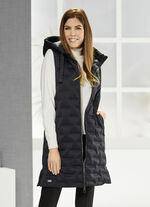 Funktions-Longweste mit geklebten Kammern 