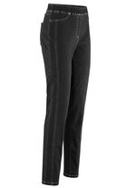 Jeans in komfortabler Schlupfform SCHWARZ