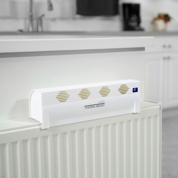 Kompakter, akkubetriebener Heizungsventilator 