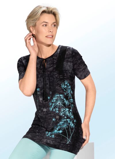 Tunika mit schwarzer Zierkordel 