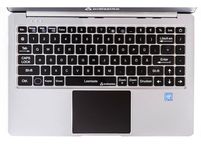 Ordissimo Notebook mit leicht bedienbarem Betriebssystem 