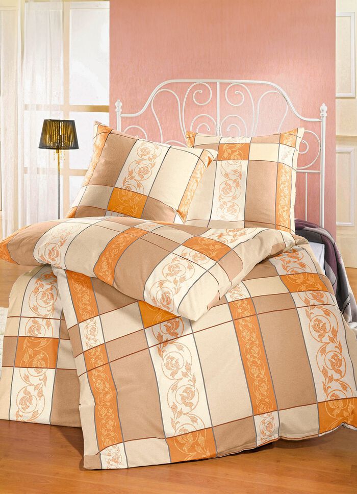 Bettw&auml;sche-Garnitur in 2 hochwertigen, b&uuml;gelleichten Qualit&auml;ten 