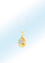 Zauberhafter Anh&auml;nger mit Diamant 