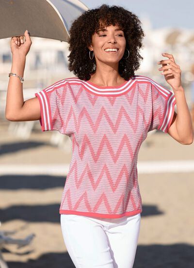 Pulli in edlem Strukturmix 