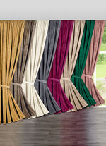 Verdunkelungsschal in edler Samtoptik 