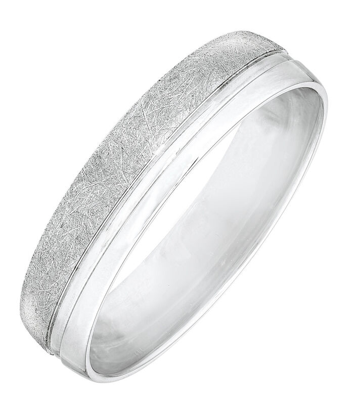 Brillant-Trauring in Weißgold