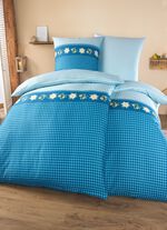 Bettw&auml;sche-Garnitur mit Rei&szlig;verschluss 