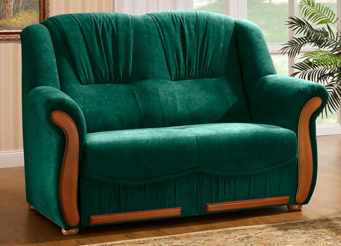 Polsterm&ouml;bel mit angenehmem, hochflorigem Stoffbezug GR&Uuml;N