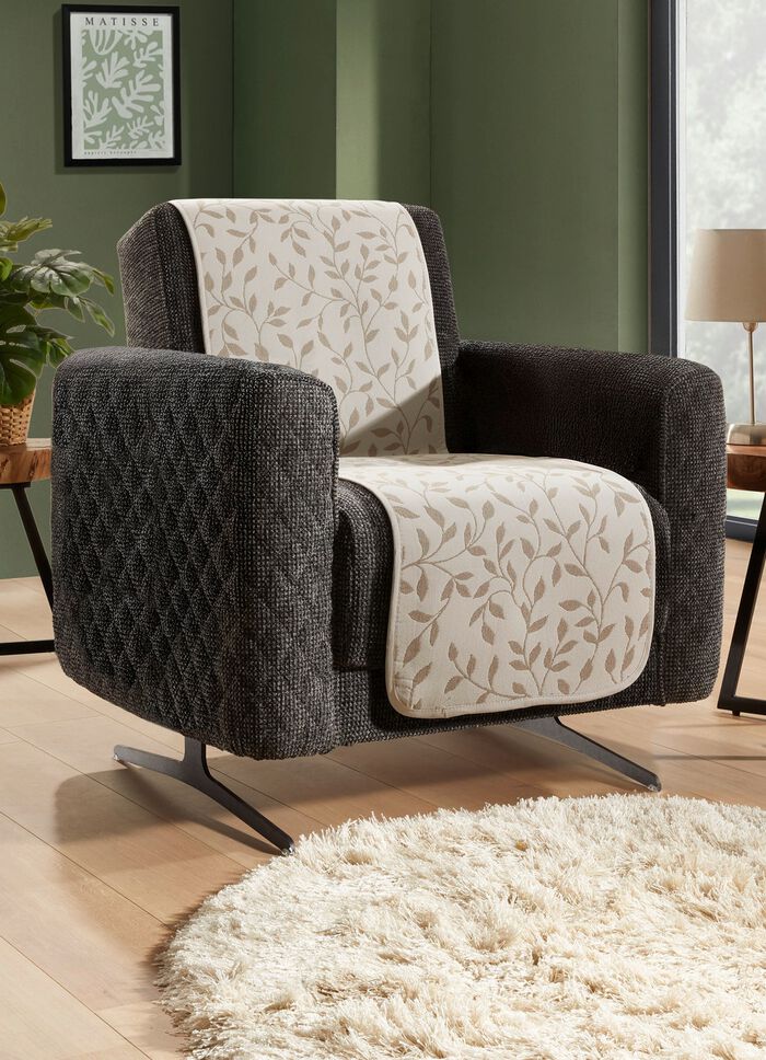 Sessel- und Armlehnenschoner mit Anti-Rutsch-R&uuml;ckseite 