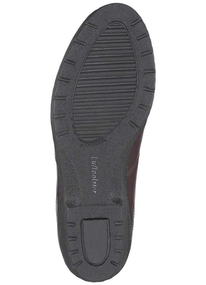 ELENA EDEN Stiefelette aus weichem Nappaleder BORDEAUX