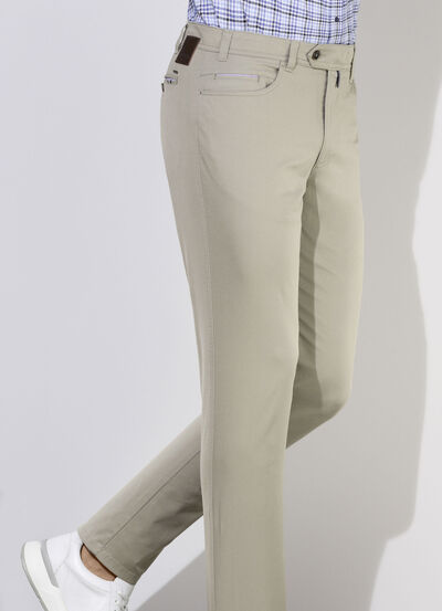 "Brühl"-Hose mit Bundübertritt in 3 Farben 