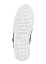 ELENA EDEN Slipper aus Rind-Nappaleder mit braunem Besatz JEANS