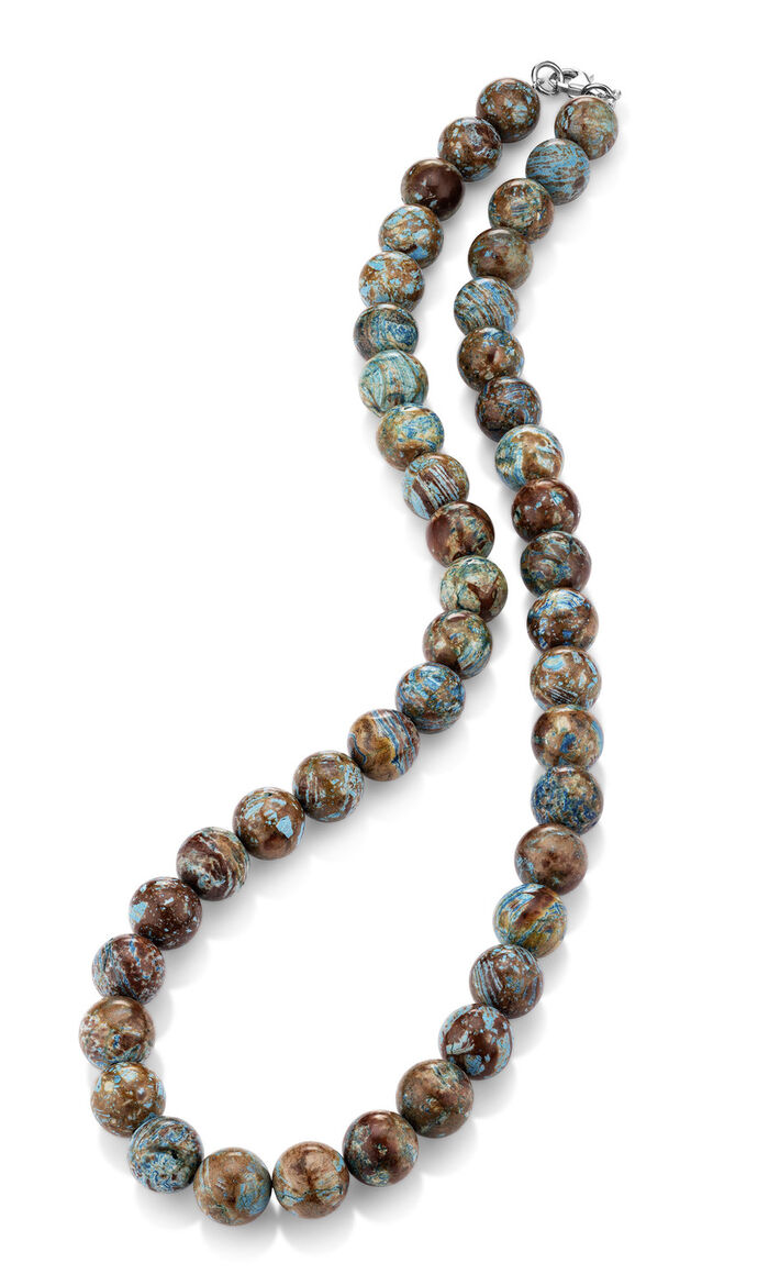 Wundersch&ouml;ne Halskette mit echt Chrysocolla 