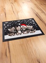 Fu&szlig;matte mit rutschhemmend beschichteter R&uuml;ckseite 