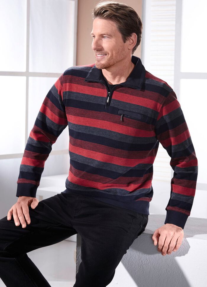 Troyer mit Strickkragen 